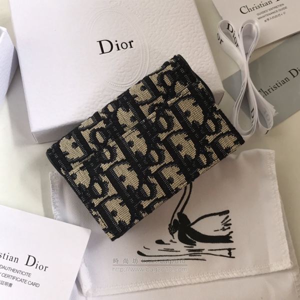 Dior包 迪奧復古經典Oblique印花 D家新款馬鞍小卡包 2044  Dyd1031